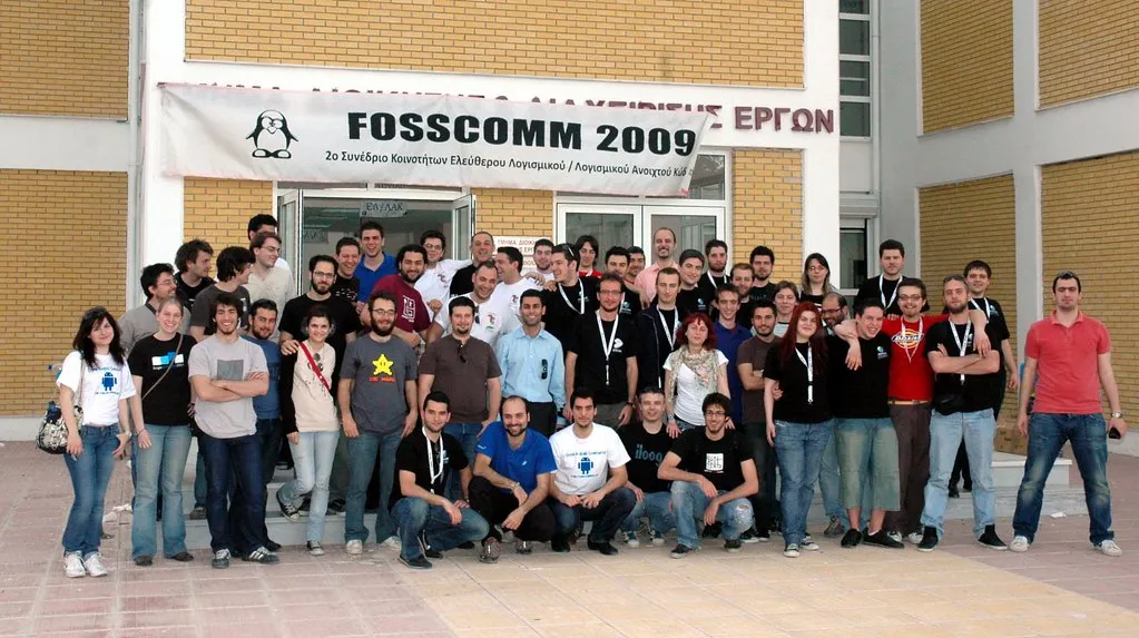 FossComm attendies, presenters, organizers etc all together :)